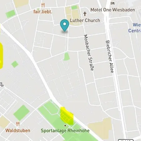 Bahnhofsnahe, Ruhige Und Sonnige 2 Zimmerwohnung Im Dichterviertel Wiesbaden Extérieur photo